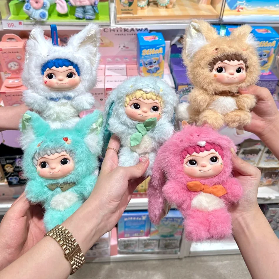 In Voorraad Originele Wakuku Blind Box Wakuku V2 Vos Konijn Truc Dagboek Hanger Verjaardagscadeau Garage Kit Kinderen Speelgoed Wakuku Pop