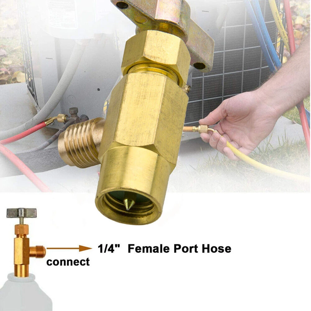 Selbst dichten der Kühl öffner A/C kann das Zapf ventil des Tapper-Adapters für DIY-Benutzer von Kfz-Service profis klopfen