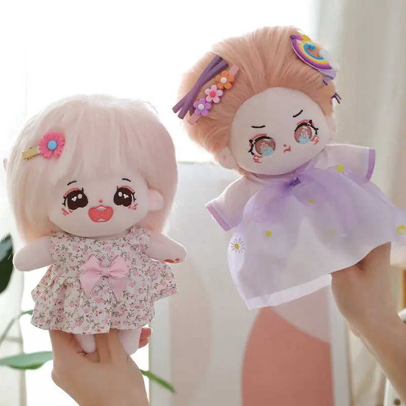 New IDol Doll Anime Plush Star Dolls Cute Stuffed Customization Figure Toys Cotton Baby Doll Plushies Toys Fans Collection Gift