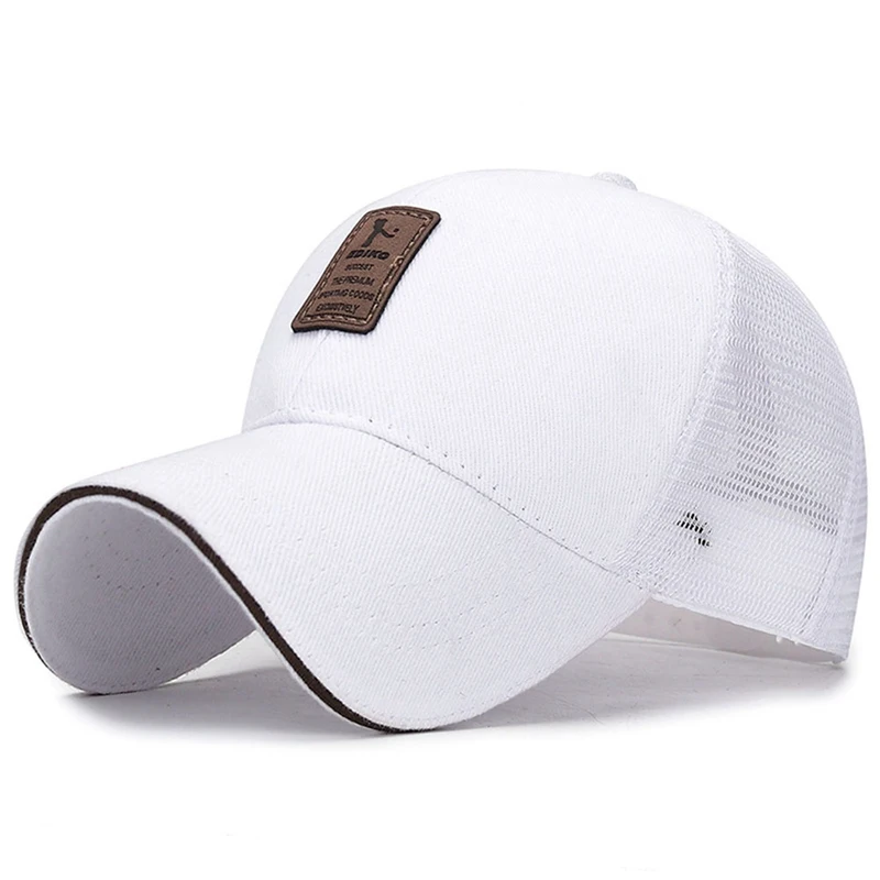 Unisex Mesh Cotton Golf Caps Football Basketball Tennis Cap Fashion Visors Hats Breath Sports Sunhat Adjustable Buckle Sun Hat