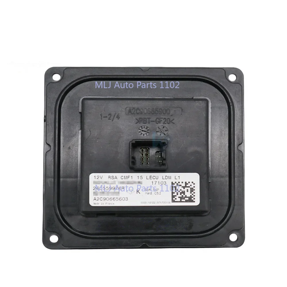 

For Renault Cabrio Megane IV A2C90665603 260559976R LED Head Light Lamp Driver Module Daytime Running Lights Control Unit