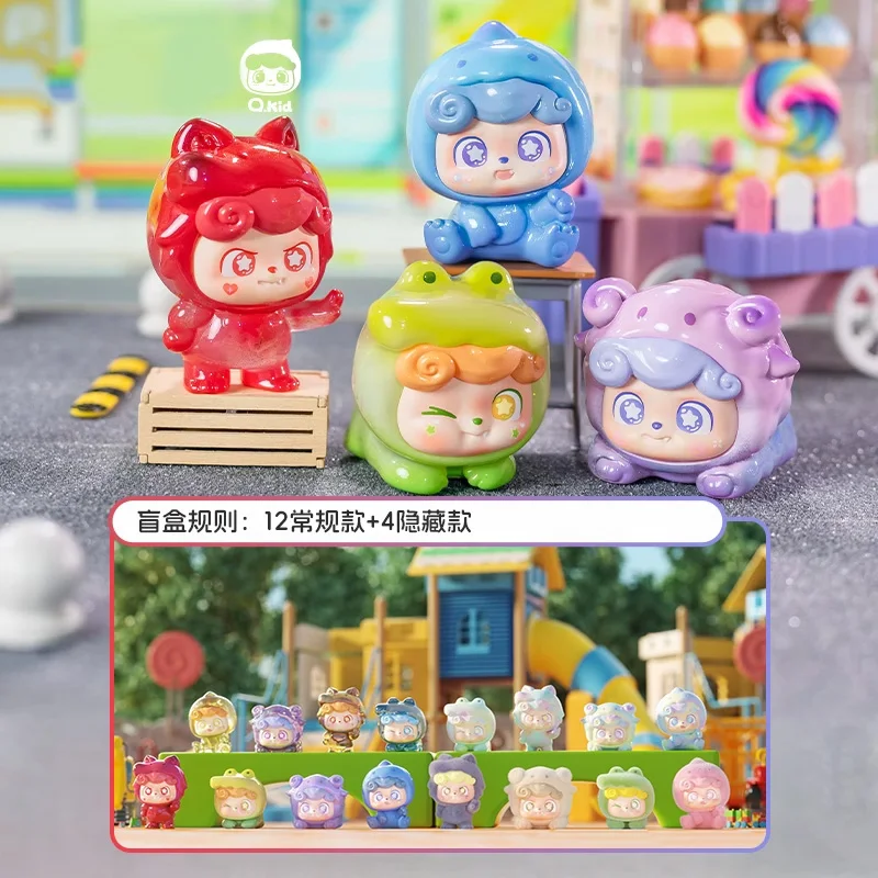 

Jotoys Q.Kid Super Q.Team Series слепая коробка Mystery Box аниме фигурка Kawaii коллекция модель куклы настольный декор игрушка подарки