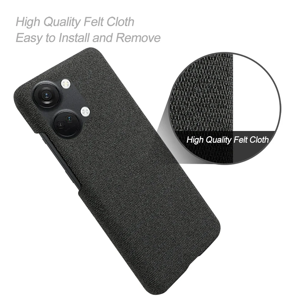 For OnePlus Ace 2V Nord 3 Case Luxury Fabric Antiskid Cover For One Plus 1+ Nord 3 Ace 2V Nord3 5G 6.74\