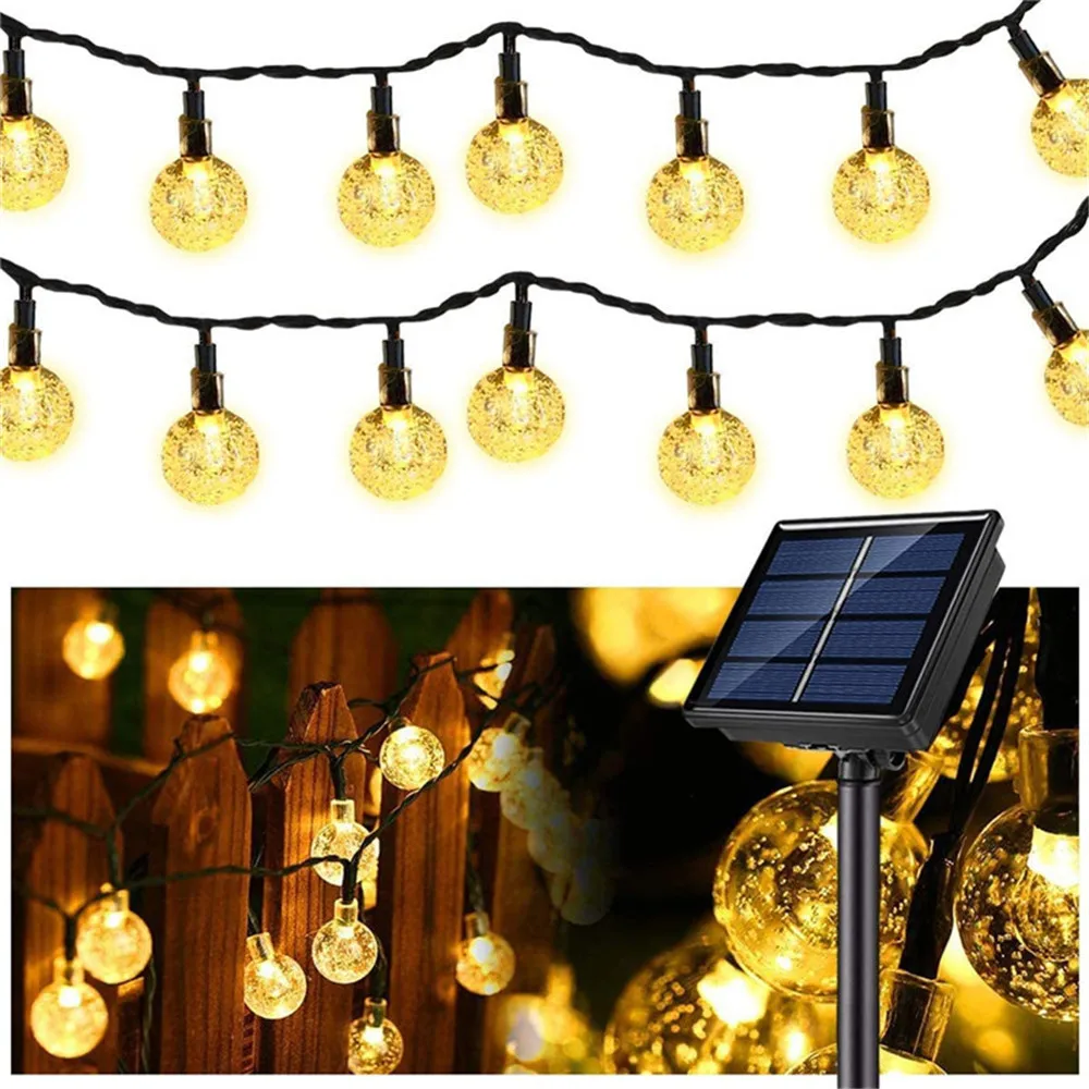 

String Light Solar 100 LEDs Fairy Lights Outdoor Garden Wedding Decoration Lamp 12M/13M IP65 Waterproof Garland Furniture Light