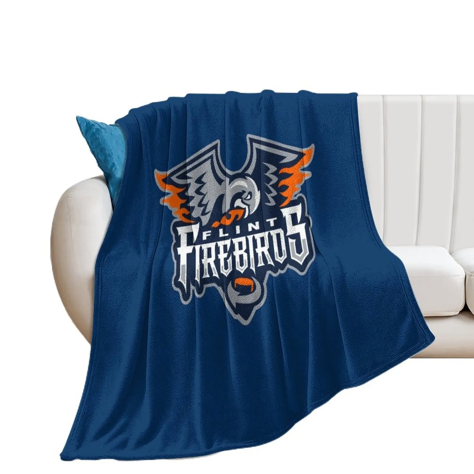 

Flint Firebirds Hockey Throw Blanket Summer Beddings Luxury Throw Flannel Blankets