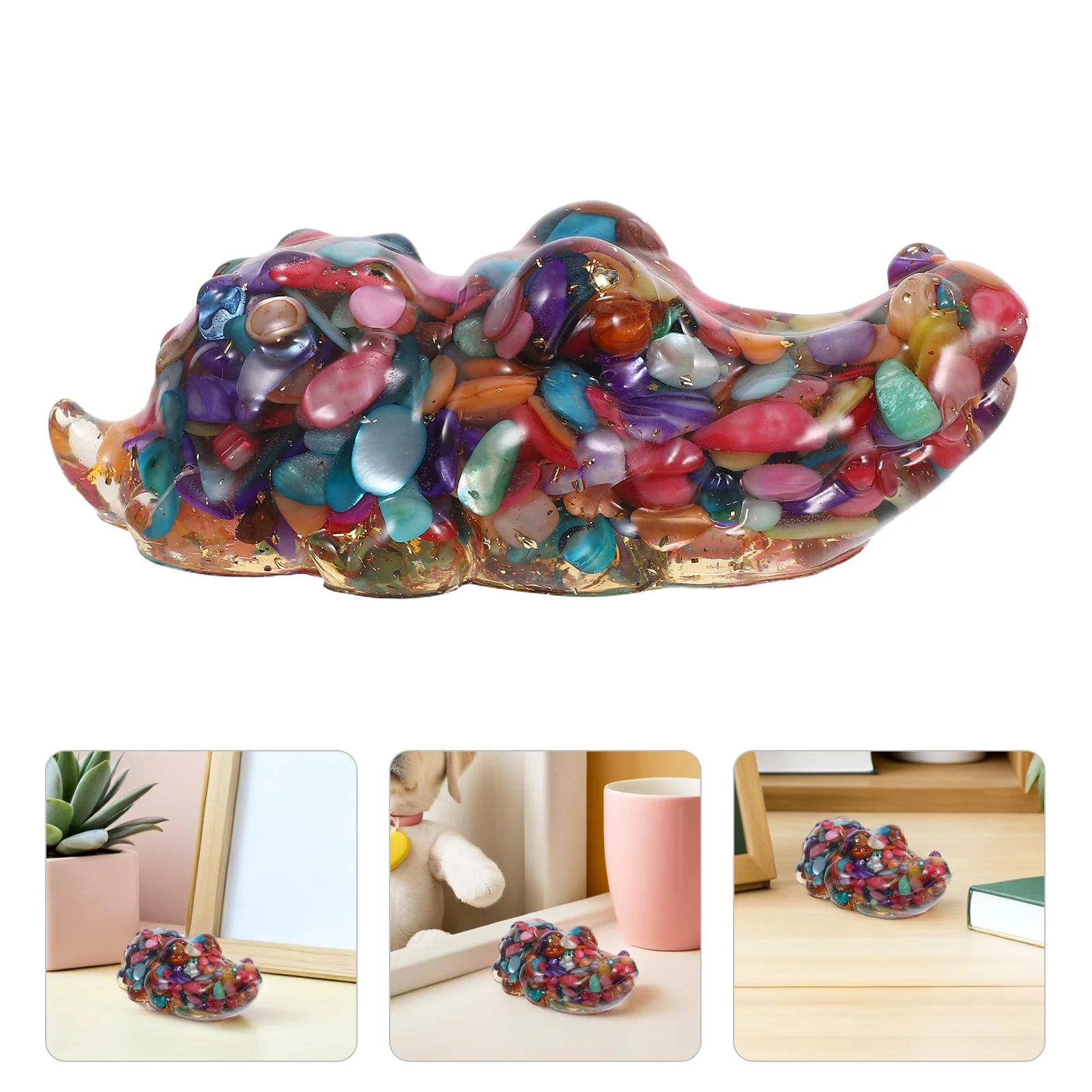 

Handcrafted Natural Crystal Crocodile Decor Unique Glass Ornament for Office Living Room Desk Display Symbolic Good Luck