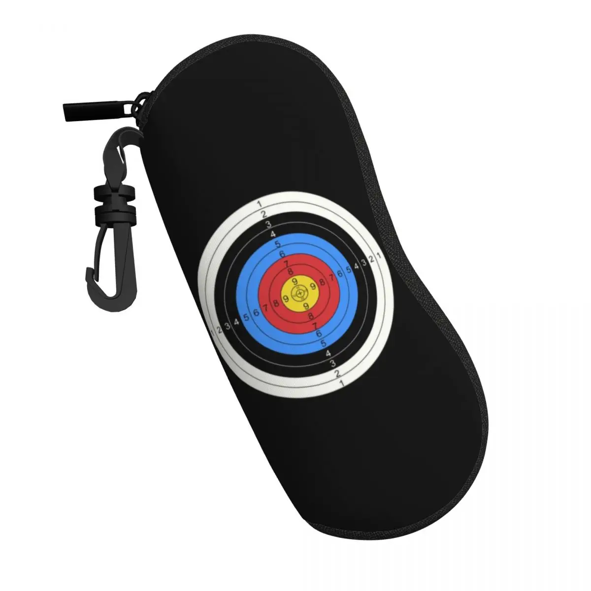Archery And Gun Range Target Soft Case Neoprene Zipper Archer Bow Hunting Sport Shell Eyeglass Case Protective Box For Glasses