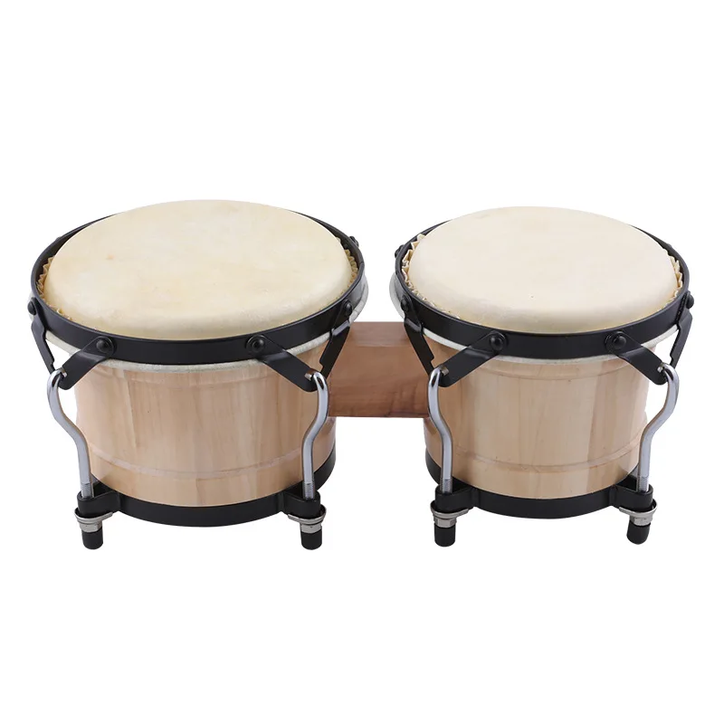 

6.5-inch 7.5-inch Bongo Tambourine Percussion Sheepskin Bongos