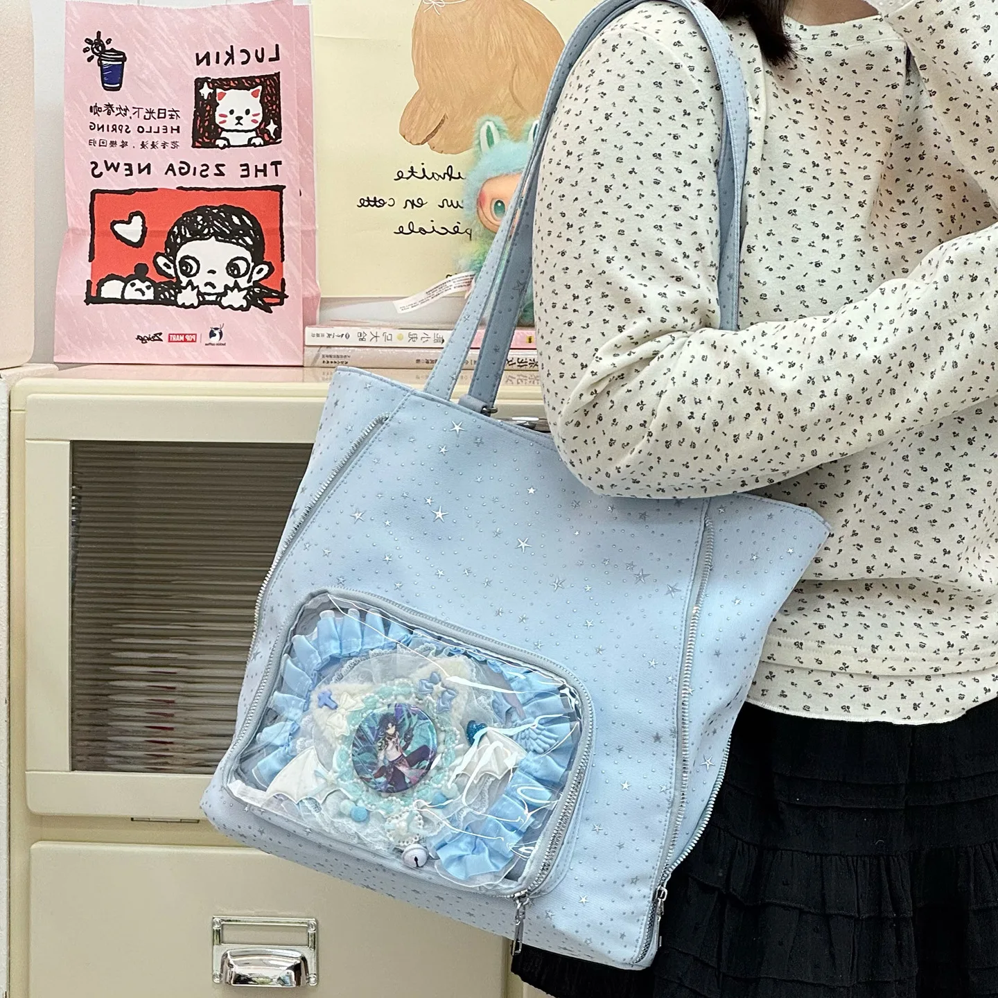 

New Original Niche Design Sweet and Cute Ulzzang Ita Bag Fashionable Backpack Casual Tote Bag Y2K Shoulder Crossbody Bag