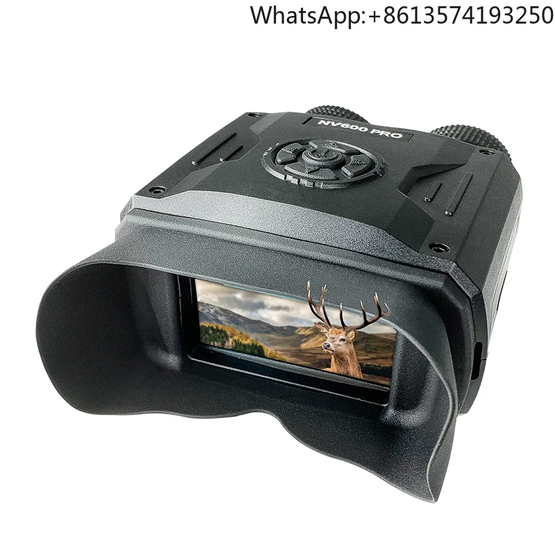 

NV600 Night Vision Device Binoculars 650 Yards Digital IR Telescope Zoom Optics Photos Video Recording Hunting Camera