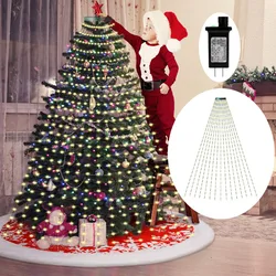 christmas tree lights Sprite String Light RGB DIY LED Waterproof String top Light EU/US Plug Christmas Light