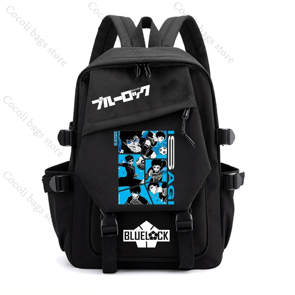 

Рюкзак с принтом аниме Blue Lock, школьные сумки, рюкзаки для мальчиков, школьный рюкзак с несколькими карманами, подростковые молодежные рюкзаки, сумка для книг