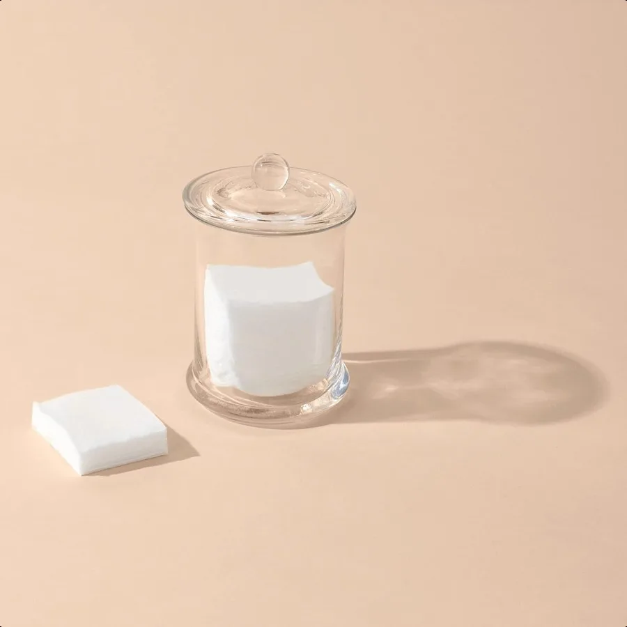 Diane multicouche 2,25 x 2,5 carrés de coton 100 pur coton idéal pour le démaquillage vernis à ongles touchUs soins de la peau et tous les jours