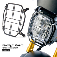 New Motorcycle Accessories H2C Msx Grom Headlight Guard Head Metal Grill Cover Protectors For Honda H2C MSX GROM 2020 2021 2022