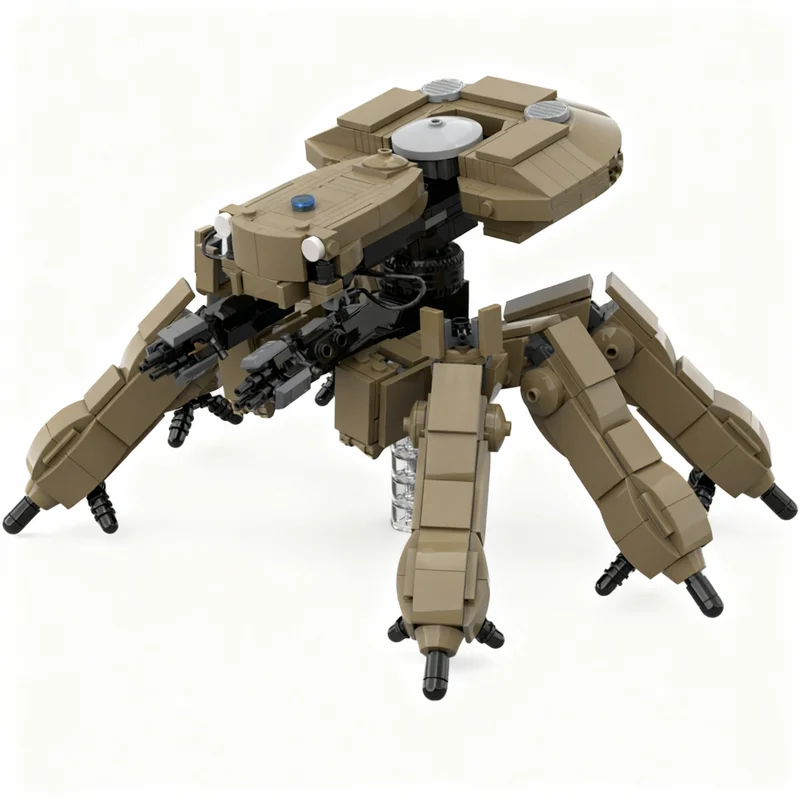 887pcs MOC Ghost Shell T08a2 R3000 Web Hero Tank Classic Collection Military Combat Model Building Blocks SciFi Pirate Toy Gift