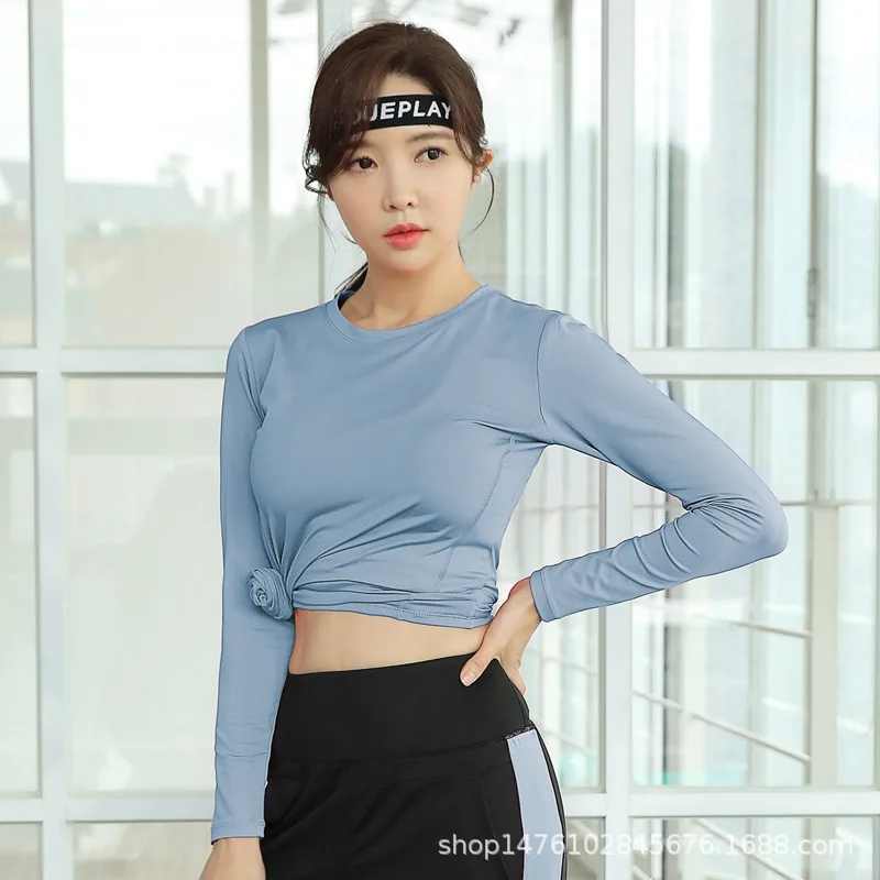 Trendy Purple Women's Long Sleeve Gym Top Ideal for Running, Yoga and Pilates Lightweight Breathable Moisture Wicking Athletic