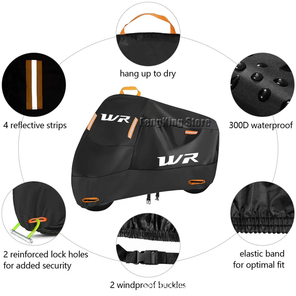 For YAMAHA WR 250F 250R 250X 450F 250 450 Motorcycle Cover Waterproof Outdoor Rain Dustproof UV Protector Covers