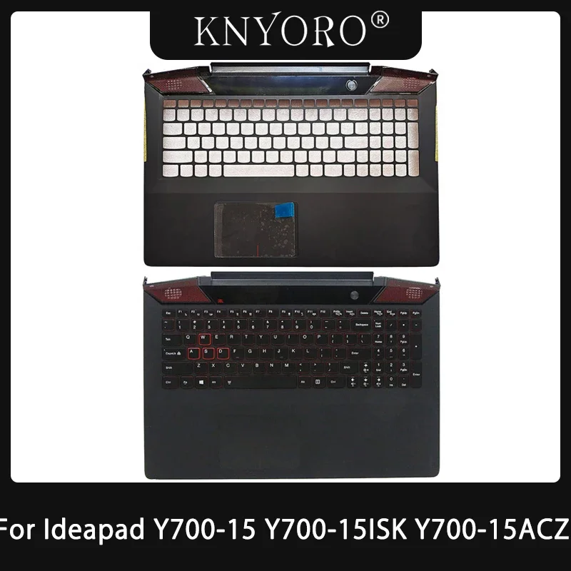 

New Original For Lenovo Ideapad Y700-15 Y700-15ISK Y700-15ACZ Laptop Palmrest Upper Cover Top Keyboard Bottom Base Case Replace