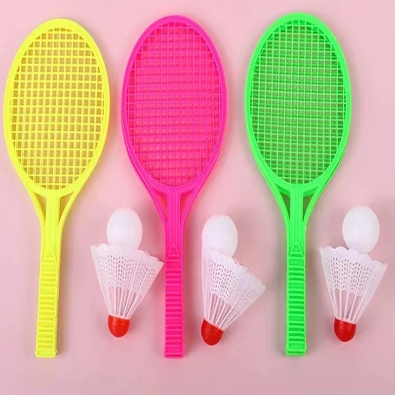 

2 Sets of Mini Badminton Tennis Parent-Child Outdoor Sports Toys Boys And Girls Birthday Gifts Christmas Gifts For Kids 2022