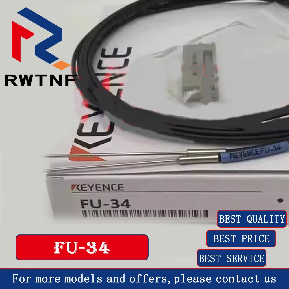

Brand New Genuine FU-34 KEYENCE sleeve side sensing fiber optic sensor 100% original