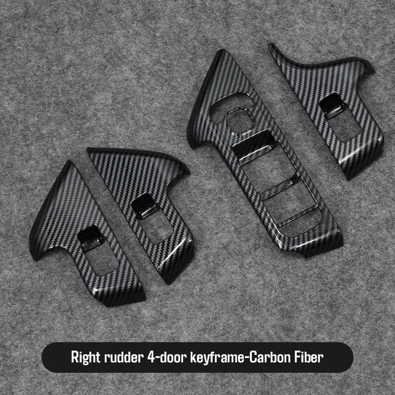 For Mercedes-Benz GLB/GLA/EQA/EQB-Class X247 200 250 35AMG 2020-2024 Carbon Fibre Inner Door Handle Bowl Frame Trim Stickers