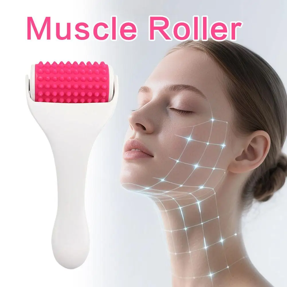 

For Muscles Relief Neck Arm Leg Back Roller Deep Tissue Massage Tools ﻿Fascia Muscle Roller Silicone Manual Cellulite Massager