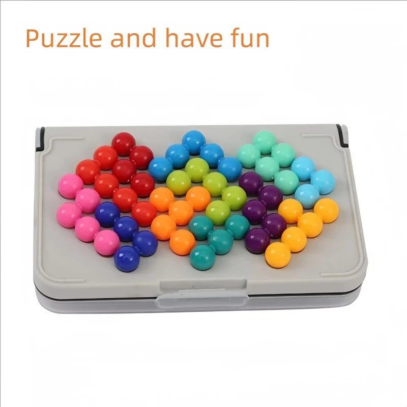 لعبة لوحة ألغاز مجسمة ثلاثية الأبعاد - لوحة هرم كلاسيكية - تفكير منطقي لؤلؤي - خرز هرم للأطفال - لعبة مونتيسوري - #5