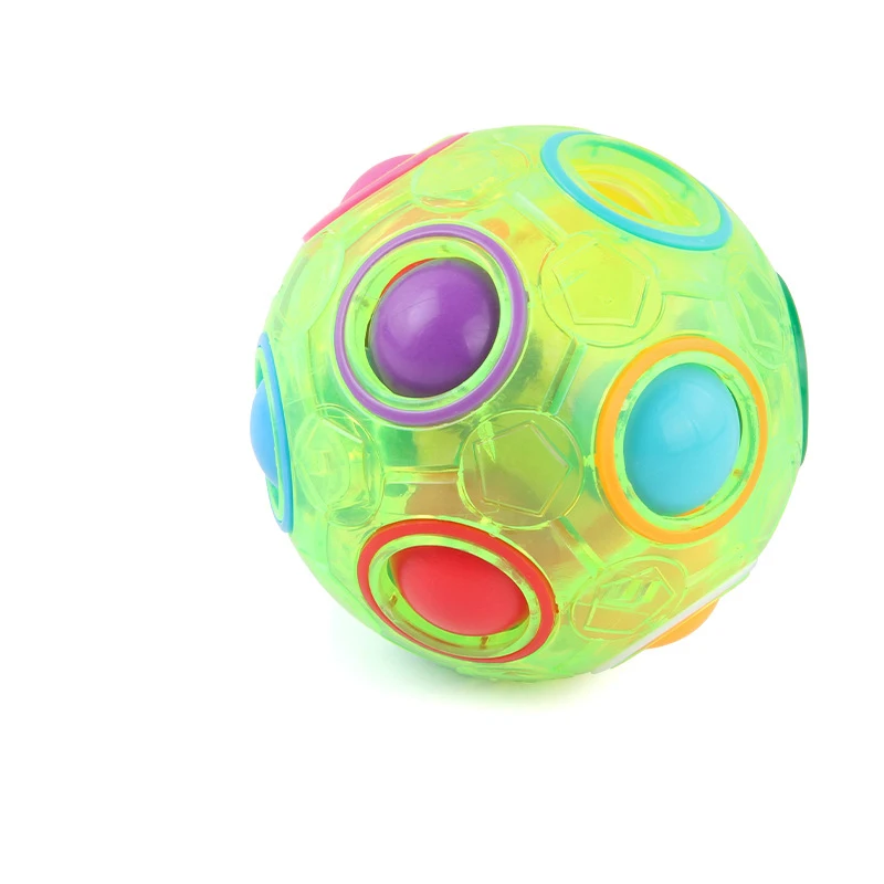 Magic Rainbow Ball | Cubo De Arcoíris 65 Mm | Rompecabezas De Habilidad Mental | Portátil Y Ecológico | Regalo Para Todas Las Edades