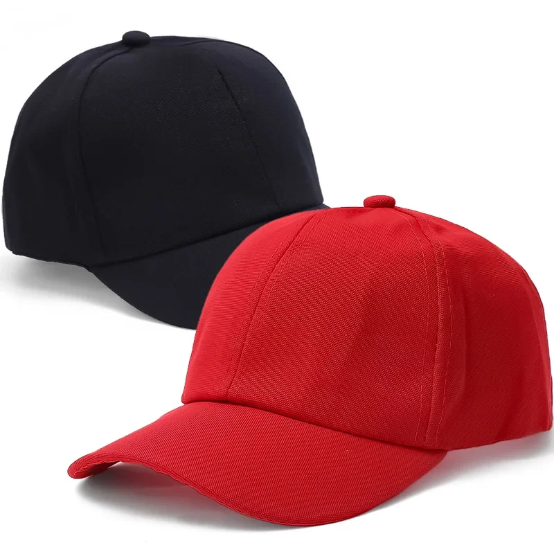 Men Women Unisex Black Hat Solid Color Baseball Cap Snapback Caps Outdoor Sunscreen Hats Fitted Casual Hip Hop Peaked Cap