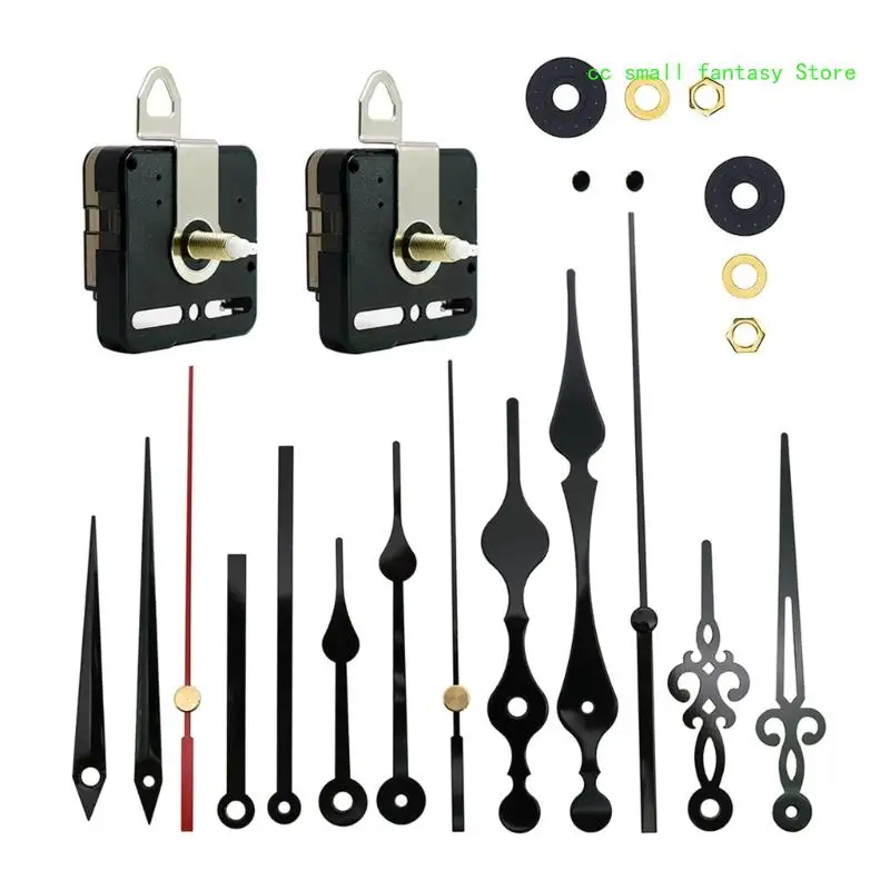 

R3MA 2pcs Clock Accessories Wall Clock DIY Movement Mechanism Replacement Clock Motor