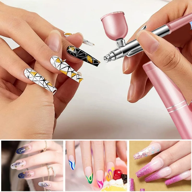 Household oxygen injection instrument Handheld high-pressure water replenishment introducer Nail art cake inkjet introducer Tool