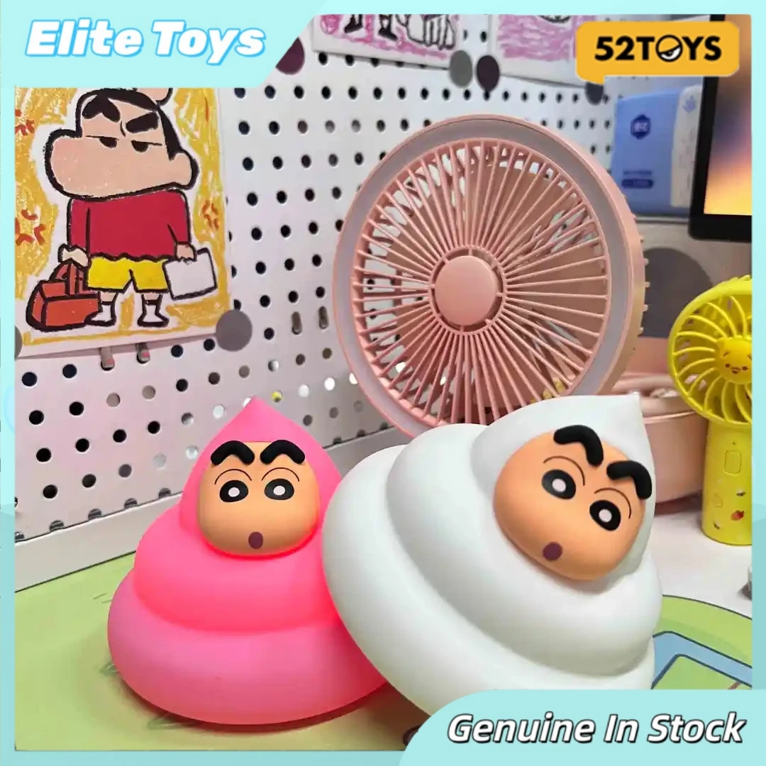 

52TOYS Crayon Shin-chan, натуральная слепая коробка, ночник, лампа Baba Patting, дизайн, модный настольный орнамент, игрушка для рождественских подарков