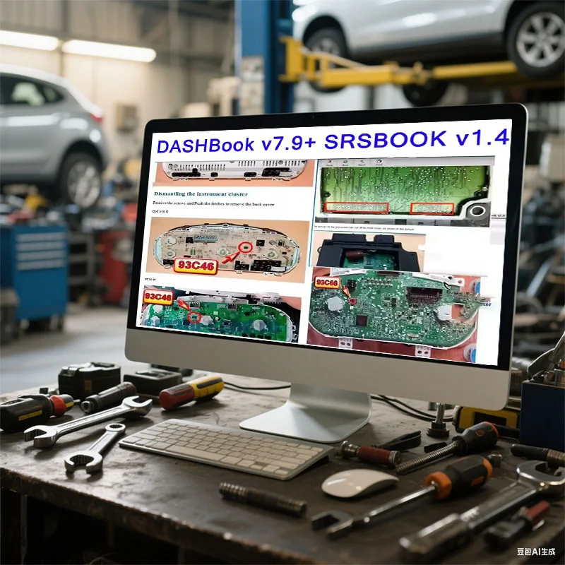 Newest DASHBook v7.9 + SRSBOOK v1.4 Full with Keygen Removal Disassembly Remote help Installation DASH / SRS BOOK great beginner