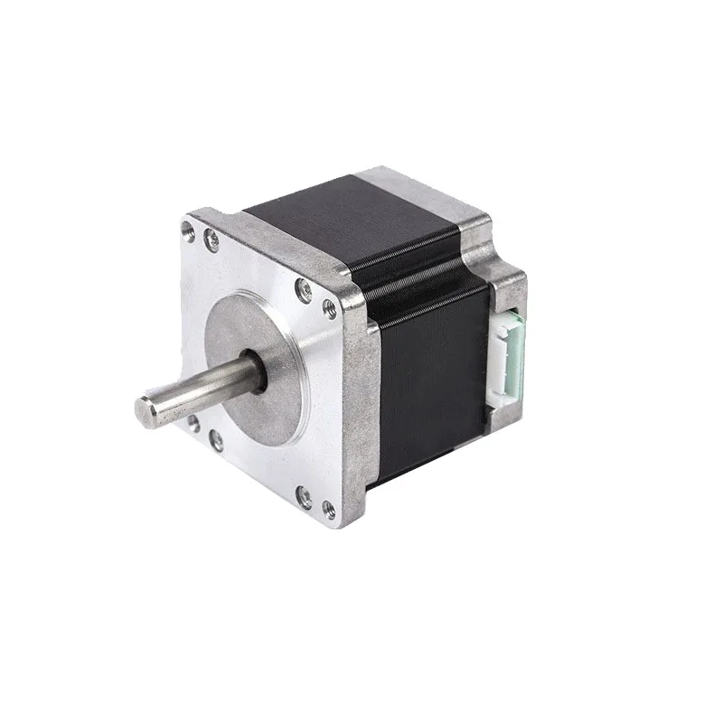 1PC Nema24 Stepper Motor 65mm 1.8-3.0A 0.45N.m/65oz-in Φ8mm(Flat Shaft) 4-leads(60cm) 60BYGH CNC Cutting Medical Textile Machine