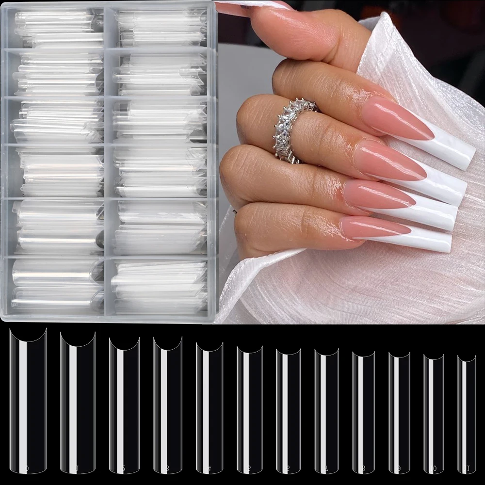 240 Peças 12 Tamanhos Unhas Po - Nail Art Xxl avaliação e preço