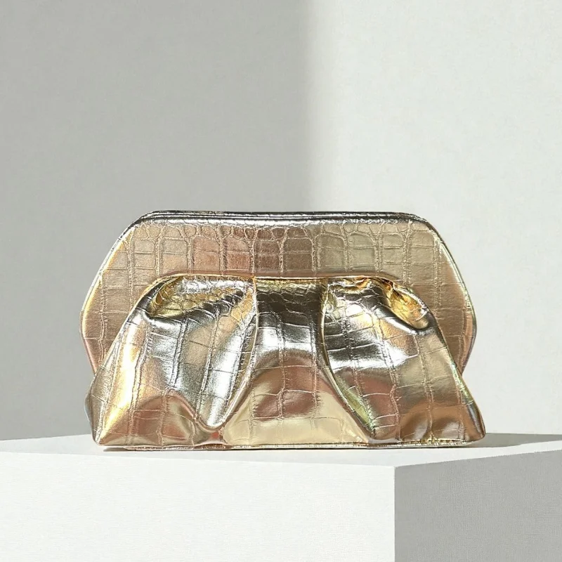 

2026 женская тканая сумка с узором, банкетная сумка, роскошная золотая косметичка, универсальная сумка для свадьбы, коктейля, вечеринки, выпускного вечера