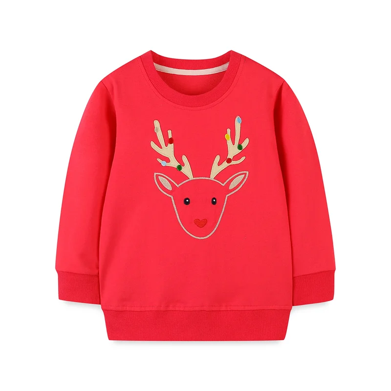 

Jumping Meters 2-7T Christmas Children's Sweatshirts Autumn SpringLong Sleeve Baby Clothing Toddler Hooded Kids Shirts