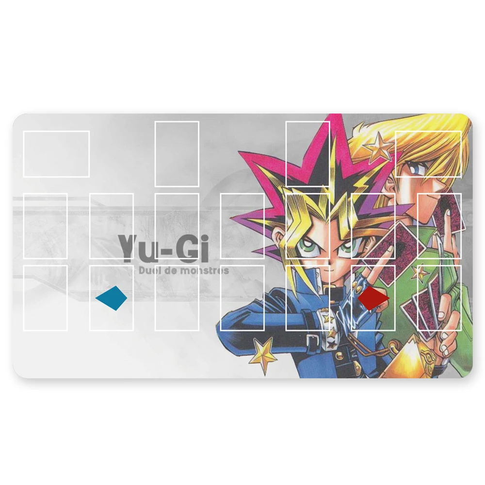 321887 - TCG Playmat Blue-eyes Ultimate Dragon Dark Magician Duel Monsters Playmats Compatible for YuGiOh OCG TCG CCG + Free Bag