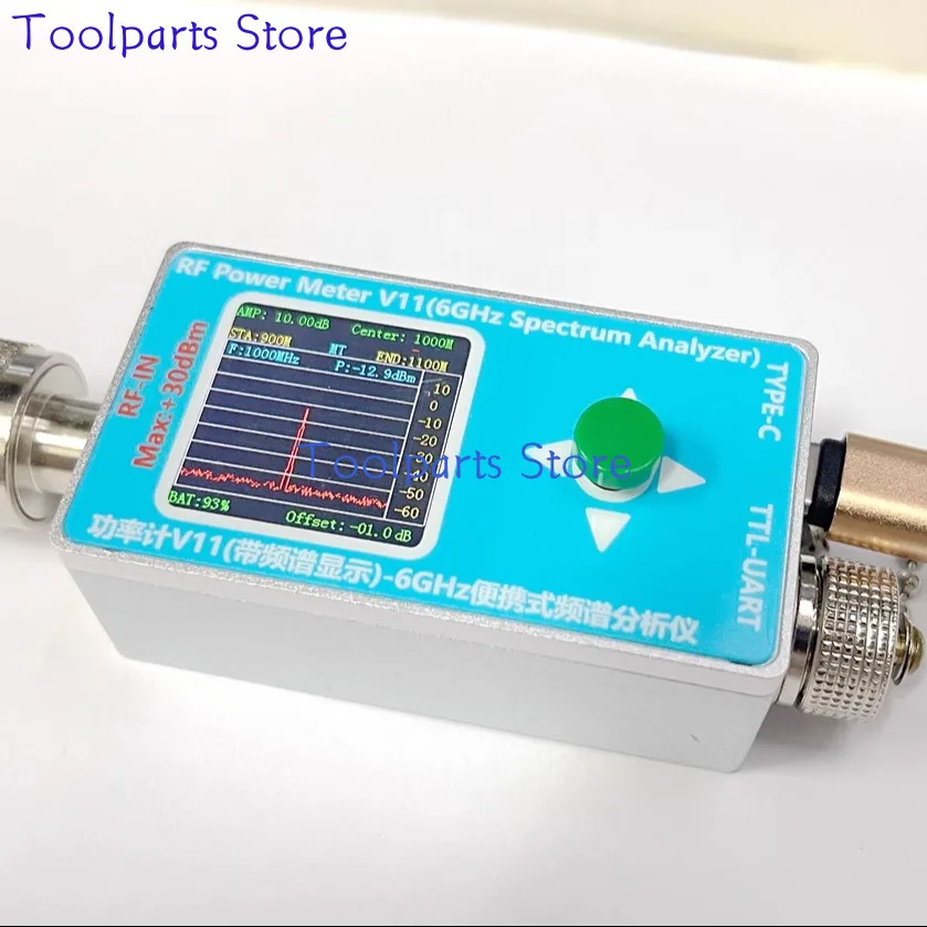 N-type RF Power Meter V11 TYPE-C Communication Power Detector 6GHZ Spectrum Analyzer EMC Detection