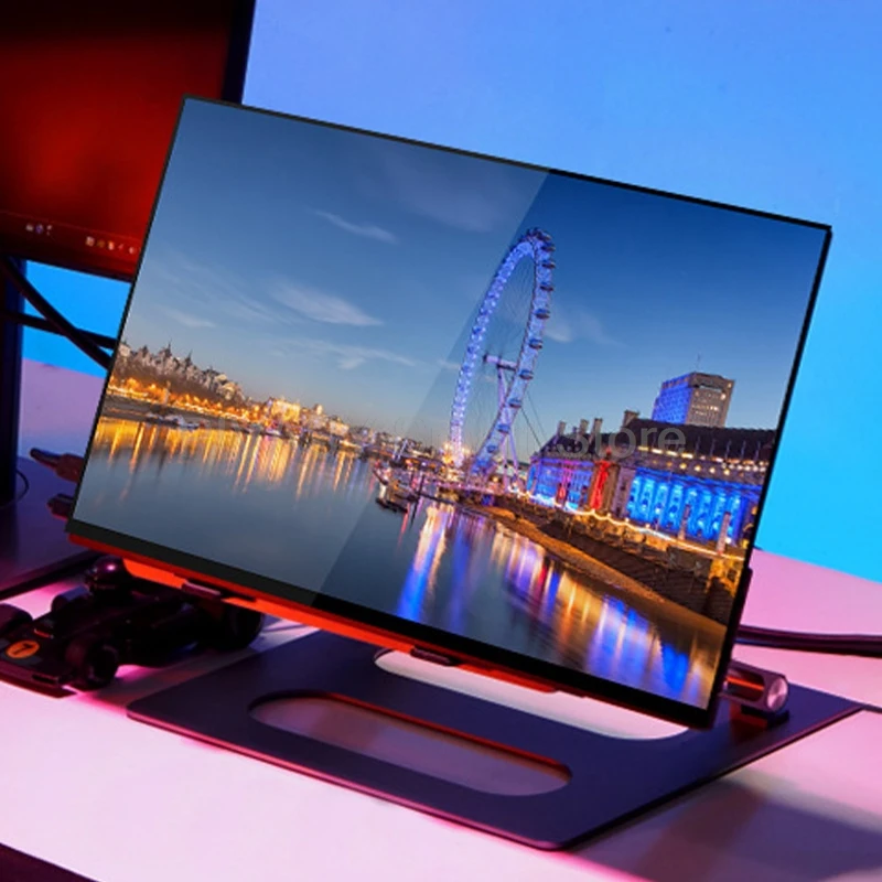 จอภาพพกพาขนาด 15.6 นิ้ว ความละเอียด 1080P HD รองรับระบบสัมผัส สำหรับ PS5 Switch PC จอรอง IPS Panel อัตรารีเฟรช 60Hz เวลาตอบสนอง 6ms