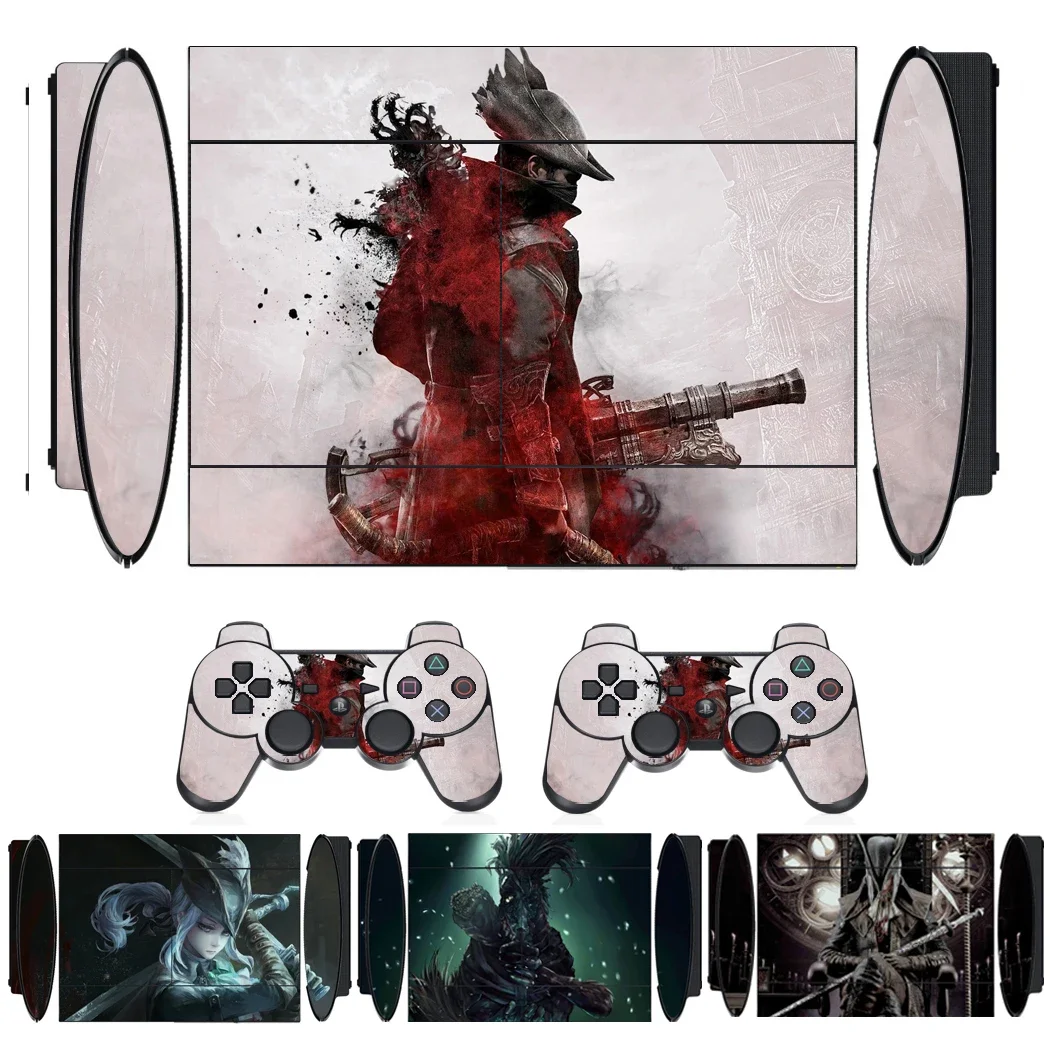 2255 Vinyl Skin Sticker Protector for Sony PS3 Super Slim and 2 Controller Skins Stickers