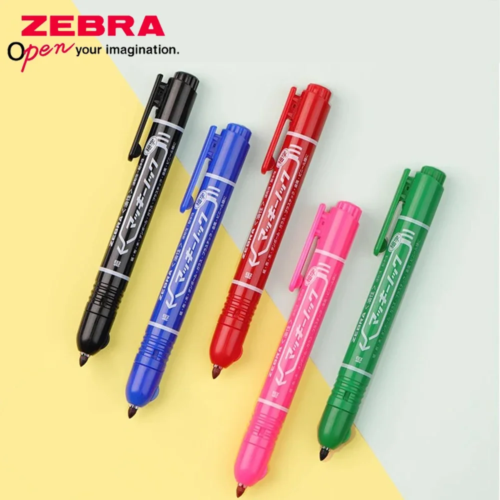 1pcs Japan Zebra Marker Pen YYSS6 Press Marker Pen Waterproof Quick Drying 1.3mm Office Supplies Color Markers School Supplies