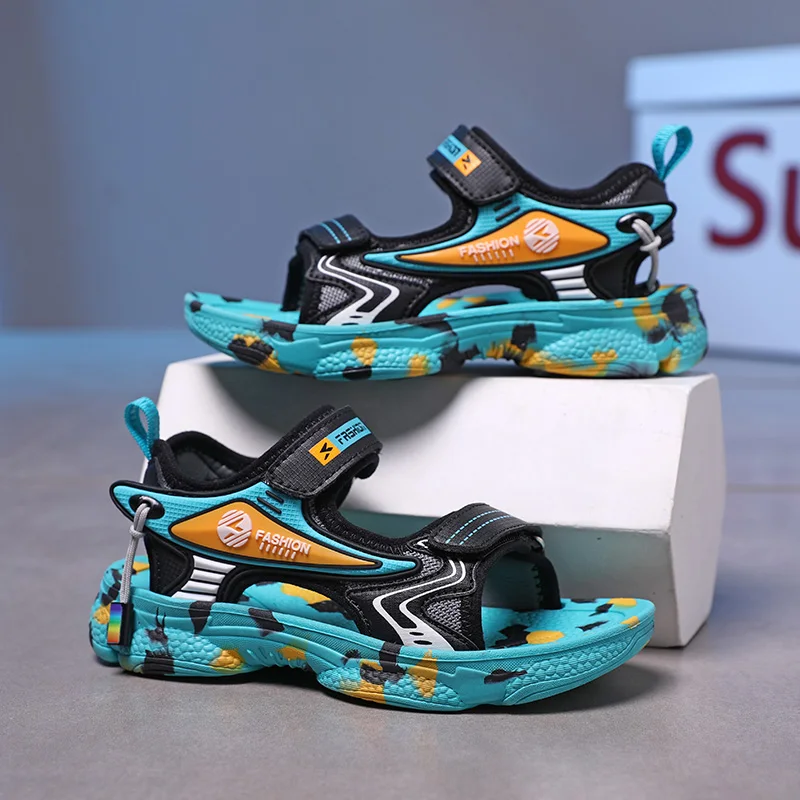 

Beach Sandals for Boys Girls New Summer Outdoor Non-slip Design Boy Flip-flops Children's Sport Sneaker Casual Water Shoes