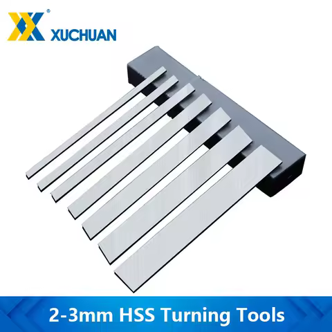Lathe Tools 2-3mm High Speed Steel Turning Tools CNC Lathe Turning Tool Bar White Steel Lathe Machining Tools Cutting Bar