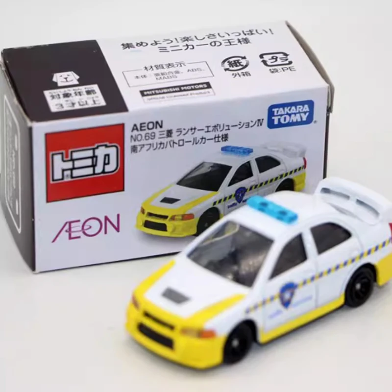 

TOMY литой под давлением масштаб 1/60 EVO IV полицейский сплав имитация модели автомобиля статическая коллекция украшенные праздничные подарки игрушки сувенирный подарок