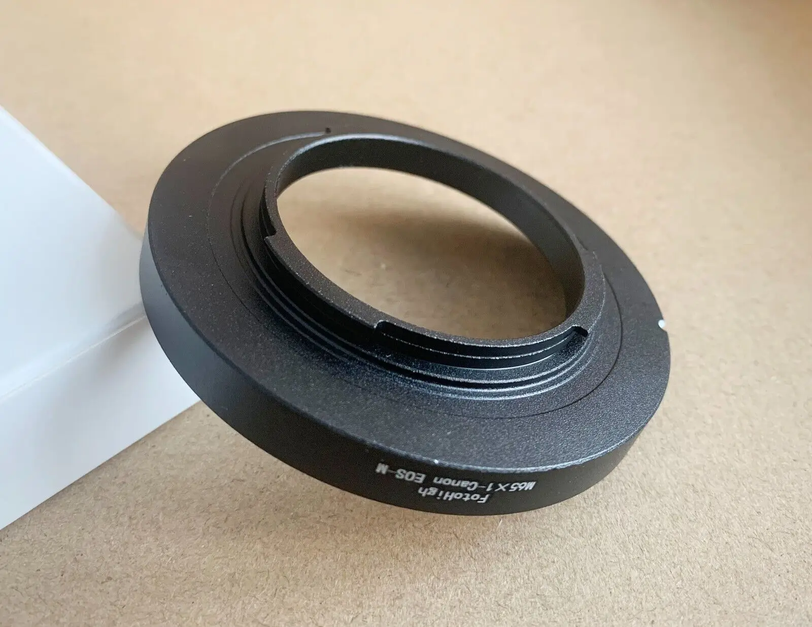 

ProScope M65x1 Female Thread to Canon EOS-M Camera Mount Adapter for Helicoids