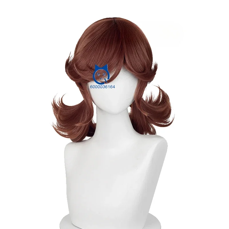 Game IdentityV Cheerleader Lily Barrier Hot Sale Wig 40cm Long Red Brown Wig Cosplay Anime Expo Heat Resistant Synthetic Hair