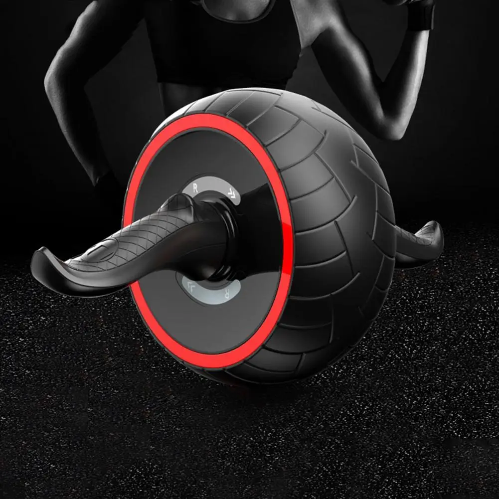 Belly Wheel Non-slip Strong Bearing Force Fitness Equipment No Noise Abdominal Wheel for Unisex