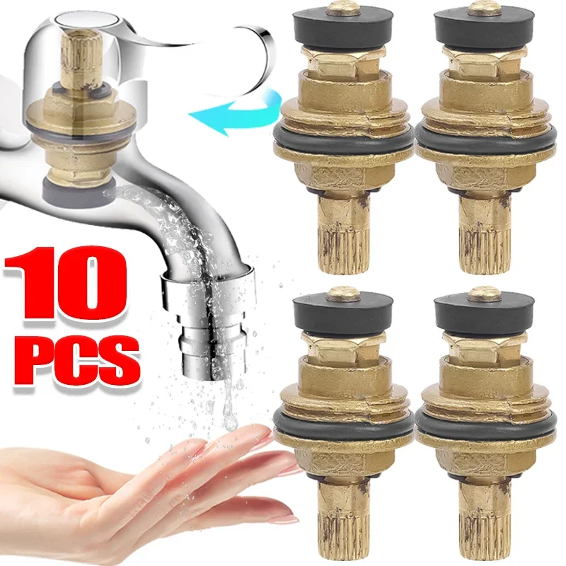 Brass Slow Open Valve Universal Tap Faucet 1/2″ Thread Interface Cartridge Cores Kitchen Bathroom Sink Mixer Stream Sprayer Head