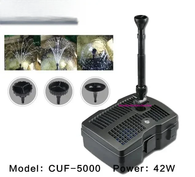 

Фильтр для пруда kio в фонтанном насосе для пруда + УФ-лампа + фильтр. Цикл аэрации для накачивания пруда, насос для фонтана «три в одном»